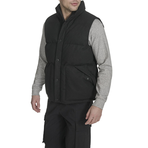 Chaleco acolchado de invierno OEM para hombre, chaqueta impermeable, calentador de cuerpo, transpirable, sin mangas, acolchado, cálido, chaleco acolchado - Product Image 3