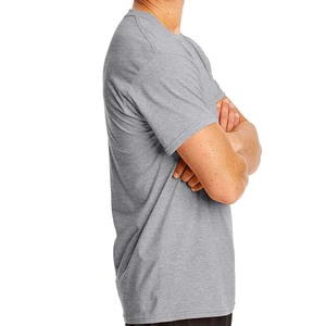 Pareja Heather Grey Camisetas de cuello redondo Bella Canvas Tri-Blend Diseño de camiseta impresa con método de impresión digital - Product Image 2