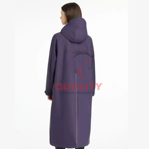 2025 femmes équitation long manteau élégant premium imperméable respirant veste équestre formation vêtements d'extérieur service personnalisé - Product Image 5