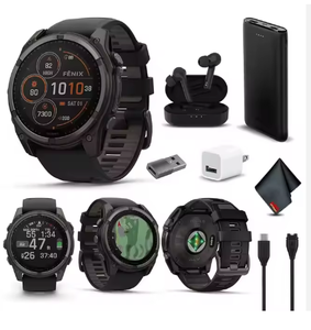 Reloj Inteligente GPS Garmin Fenix 8 de 51 mm con Cristal de Zafiro y Titanio Solar - Product Image 4