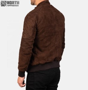 MOQ bajo, precios al por mayor, chaquetas de cuero de vaca en relieve con textura de cocodrilo a la moda para hombre, chaqueta de camionero personalizada Oem 2025 - Product Image 5