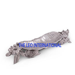 Vente directe usine – Plateau créatif rectangulaire en marbre avec poignées dorées et finition sous glaçure pour plats et assiettes - Product Image 2