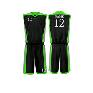 Ensemble de maillot de basket-ball unisexe respirant imprimé avec un design de couleur, vente en gros, vêtements d'équipe personnalisés, antibactérien - Product Image 5