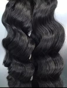 ที่มีคุณภาพที่ดีที่สุดอินเดียรวมกลุ่มผมดิบตรงหยักและหยิก - Product Image 2