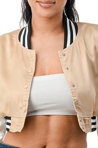 Veste bomber en satin personnalisée de haute qualité, polyester, hiver, hommes et femmes, veste de baseball en satin, veste universitaire 2026 - Product Image 4