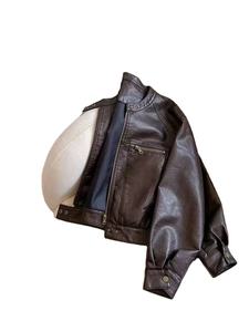 New Fashionwear Woman <b>Jacket</b> Premium Short-Length PU Leather <b>Jacket</b> Wholesale Streetwear Breathable <b>Women</b> <b>Jacket</b> - Product Image 4