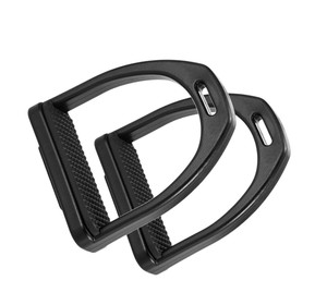Estribos de equitación de aluminio de seguridad ajustables, diseño antideslizante ligero para SILLÍN inglés, novedad - Product Image 3