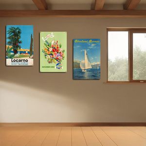 2025 gros UV impression métal signe café couloir mur Art <span class=keywords><strong>suisse</strong></span> aliments <span class=keywords><strong>et</strong></span> choses étain plaque coloré métal affiche - Product Image 2