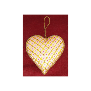 Ornement de décoration de Noël haut de gamme fabriqué à la main de luxe moderne pour article très design Offre Spéciale la maison suspendu avec broderie de travail Zari - Product Image 1