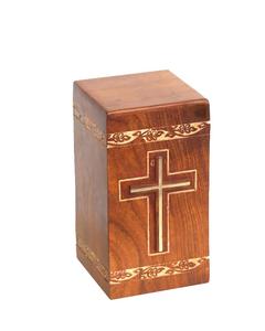 Urnes en palissandre pour cendres d'animaux de compagnie Urnes faites à la main Urnes funéraires funéraires en bois pour chat et chien cendres souvenir décoratif - Product Image 1