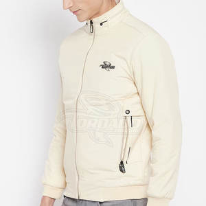 Chaqueta Bomber de Invierno para Hombre, de Secado Rápido, Transpirable, Informal, con Cuello Alto y Cierre de Cremallera, 100% Poliéster, al por Mayor - Product Image 2