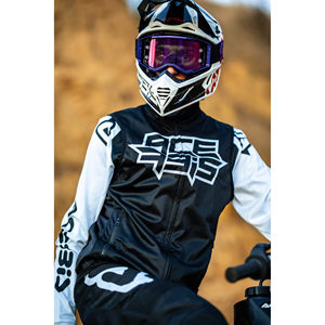 Chalecos Softshell Lineales Acerbis MX, Ropa Deportiva Transpirable, Resistente al Viento e Impermeable para Carreras de ATV y Motocross, con Logotipo Personalizado Impreso - Product Image 1