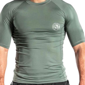 QST Rashguard de Boxeo Unisex Personalizado OEM de Alta Calidad, al por Mayor, Estampado, Elástico, Transpirable, 100% Poliéster para Competición - Product Image 2