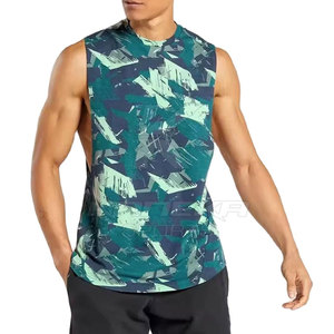 Nouveau style 2026 – Débardeur homme respirant et à séchage rapide en polyester/coton – Vente en gros - Product Image 3