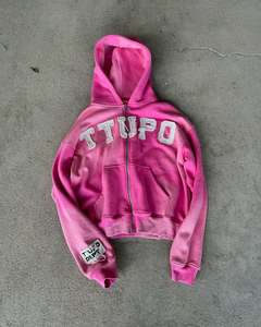 Sudadera con capucha bordada de peso pesado para hombre de algodón preencogido 480 GSM 100% de gran tamaño con estampado personalizado Digital de camuflaje para exteriores - Product Image 3