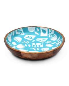 Fashionable Trending <b>Mango</b> <b>Wood</b> Enamel Print Custom Wooden Salad Serving <b>Bowl</b> Wholesale Manufacturer and Supplier - Product Image 6
