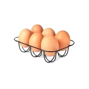 Nuevo diseño único de alambre de metal bandeja de recogida de huevos ecológica decorativa cocina cesta de almacenamiento de huevos para uso doméstico - Product Image 1