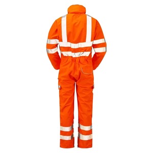 Overol de Trabajo Ignífugo de Algodón Personalizado, Traje de Seguridad para Trabajadores de la Construcción, Secado Rápido, Ligero, Alta Visibilidad - Product Image 5