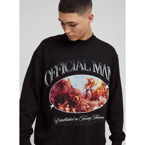 Sudaderas con capucha para hombre con logotipo personalizado peso pesado 100 por ciento algodón más sudaderas de talla grande gimnasio streetwear Jersey estampado al por mayor OEM - Product Image 4