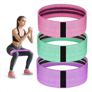 Vente directe d'usine de bandes d'exercice de gymnastique avec logo personnalisé bandes de résistance en Latex de polyester et de coton pour l'intérieur et l'extérieur de la hanche - Product Image 5
