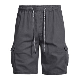 Short d'été pour homme en coton Taille moyenne pour homme Short d'affaires décontracté de luxe pour homme Chino extensible Short de coupe classique - Product Image 4