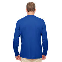 100% Polyester Orange Offre Spéciale Anti-UV Pêche Polyester T-shirt Personnalisé Hommes À Manches Longues Chemise Légère