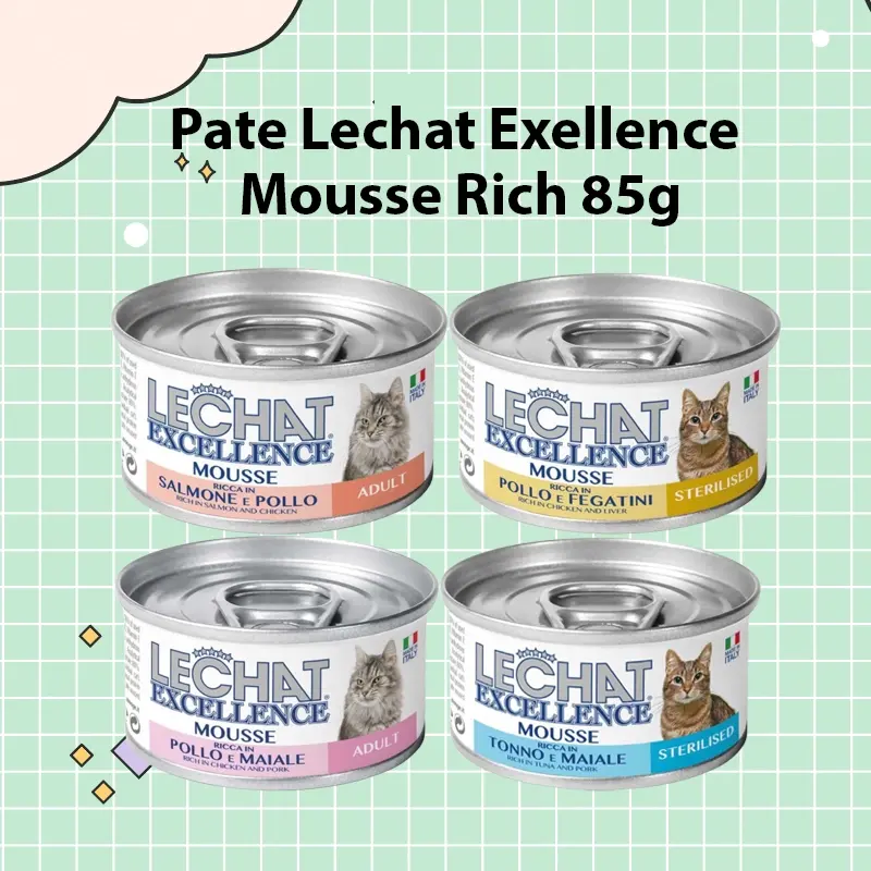 Pate Lechat xuất sắc-cho mèo của bạn thấy bạn quan tâm bao nhiêu với thức ăn ngon