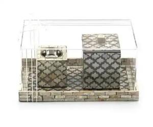 Elegante quemador árabe Bakhoor con incrustaciones de nácar, quemador de incienso de lujo, juego árabe para decoración del hogar al precio más bajo - Product Image 3