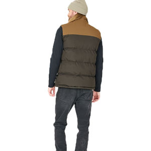 Nouveau design Vestes bouffantes d'hiver à la mode avec logo personnalisé Gilet pour hommes en coton à col montant sans manches - Product Image 5