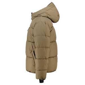 Nouvelle arrivée d'hiver, veste matelassée chauffante à manches longues et à capuche pour homme avec logo personnalisé, doublure en coton, vente en gros - Product Image 4