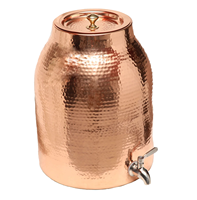Pot à eau en cuivre martelé, design tendance, pour cuisine, maison, hôtels, restaurants – Tasse à eau en cuivre