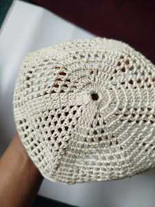 Nouveaux chapeaux musulmans Kufi Tupi de haute qualité pour hommes, bonnets de prière, chapeaux islamiques, Kufi musulman, couleur unie, maille croisée, en provenance du Bangladesh - Product Image 3