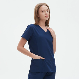 Uniformes de gommage respirants jetables SMS infirmières costumes de gommage uniformes d'infirmière ensembles de gommages - Product Image 4