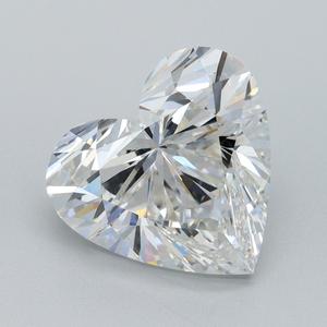 IGI Heart Cut Lab Diamond 4,04 CT Blanco Suelto Calibrado F color VS1 claridad Lab creado Diamantes para joyería Regalos para ella - Product Image 1