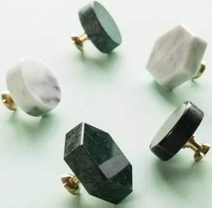 Perillas de Mármol Art Deco Ecológicas de Primera Calidad para Gabinetes, Cajones, Armarios, Herrajes para Muebles, Decoración del Hogar Hecha a Mano por Craft Exim - Product Image 2