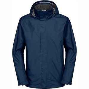 Veste légère en nylon et élasthanne pour hommes, imperméable avec revêtement coupe-vent respirant à séchage rapide, logo personnalisé, fermeture éclair sur le devant - Product Image 4