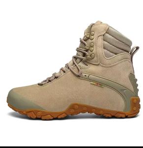 Green Waterproof Outdoor Sports <strong>Boots</strong> for Men and Women Plus Sizes Warm Mountaineering Hiking Shoes for Autumn Spring Winter - Product Image 1