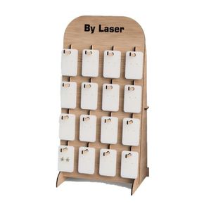 Expositor de Madera Moderno – Estante de Exhibición DIY para Organización y Presentación de Productos en Tiendas - Product Image 1