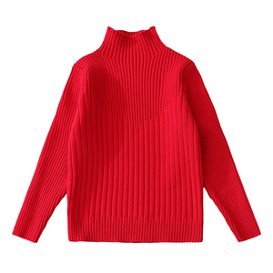 Classique confortable garçon enfants pull à col haut hiver tricot pull doux chaud à manches longues parfait pour tenue décontracté école ou fêtes - Product Image 3