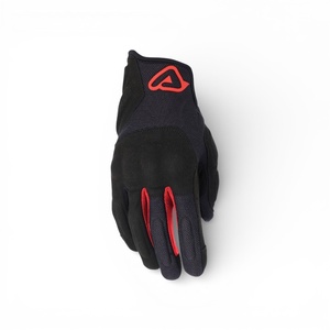 Guantes de Motociclismo Acerbis CE Pyramid de Verano, Medios Dedos, Protección de Nudillos, Hechos de Cuero y Algodón para Conducir en Invierno - Product Image 2