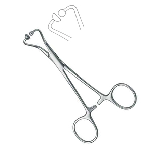 Pince à serviette Roeder, best-seller, mâchoires sphériques, 13 cm, acier inoxydable de qualité médicale, forceps chirurgical manuel, poignée ergonomique, professionnel - Product Image 6