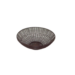 Heavy Duty Iron <b>Wire</b> Fruit Basket Fruit Storage Container Stackable Kitchen Organizer Durable Round Mesh Snack & Bread <b>Holder</b> - Product Image 2