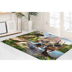 Dinosaur <b>Rugs</b>, Dino <b>Rug</b>, Boy Room <b>Rug</b>, Children <b>Rugs</b>, Gift For Him,<b>Chenille</b> <b>Rug</b> - Product Image 3