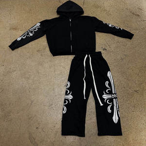 Chándal de Forro Polar 100% Algodón Personalizado al por Mayor para Hombre, Lavado Ácido, Talla Grande, Algodón Grueso, Básico Personalizado - Product Image 1