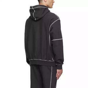 Prince Industry OEM personalizado 100% algodón lavado ácido sudaderas con capucha francés polar invierno estampado bordado con capucha 3XL-nueva llegada chándal - Product Image 3