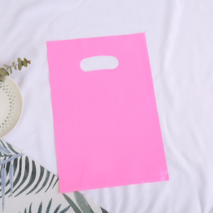 Bolsas personalizadas troqueladas con asas y válvulas Bolsas de compras de plástico HDPE desechables - Product Image 4