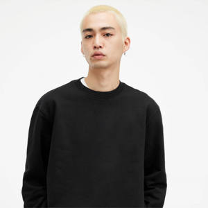 Sudadera con capucha de lana polar de color sólido de peso pesado al por mayor para hombre sudadera de moda sin estampado para invierno - Product Image 2