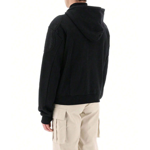 เสื้อฮู้ดดี้ผู้ชายผ้าฝ้าย 100% ปี 2026 เสื้อสเวตเชิ้ตผ้าฟลีซ สตรีทแวร์ ดีไซน์กระเป๋าเสื้อ เป็นมิตรกับสิ่งแวดล้อม พิมพ์ลายซิลค์สกรีน ขนาดและสีตามสั่ง - Product Image 3