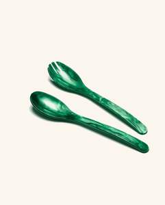 ชุดช้อนส้อมเสิร์ฟสลัดเรซิ่นดีไซน์หรูหรา ทันสมัย เหมาะสำหรับงานปาร์ตี้ ตกแต่งบ้าน เป็นมิตรกับสิ่งแวดล้อม ล้างในเครื่องล้างจานได้ - Product Image 2