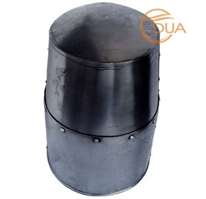 Crusader de l'ère médiévale grand chevalier à la barre casque en acier trou joues à motifs conception de bande nasale fer parfait pour Halloween - Product Image 5